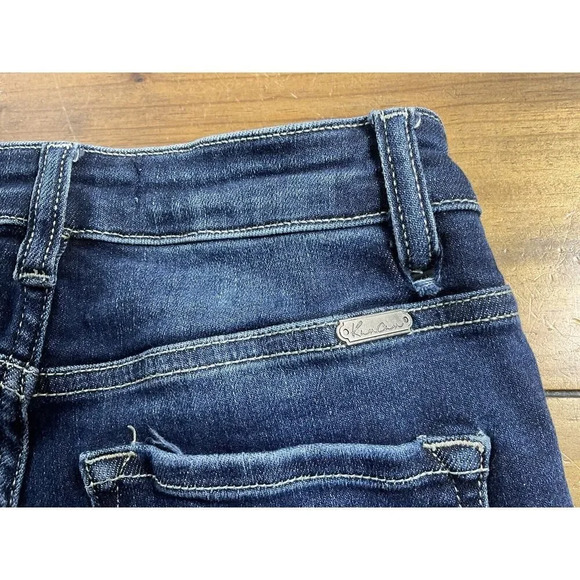 KANCAN Women’s Jeans Estilo Raw Hem Size 3/25 Blue 5-Pocket - Picture 7 of 12